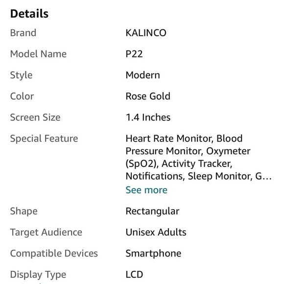 Kalinco smart watch - Picture 2 of 2